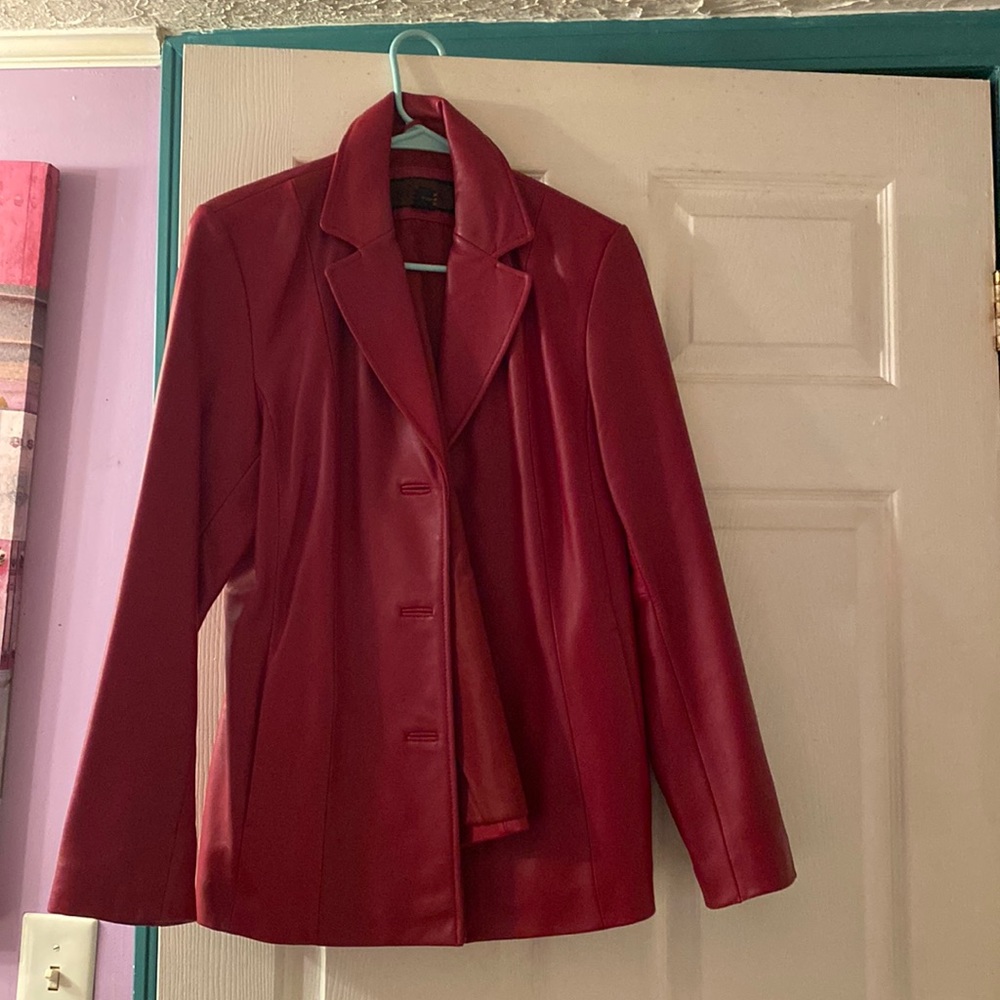 Siena size 8 jacket leather shell